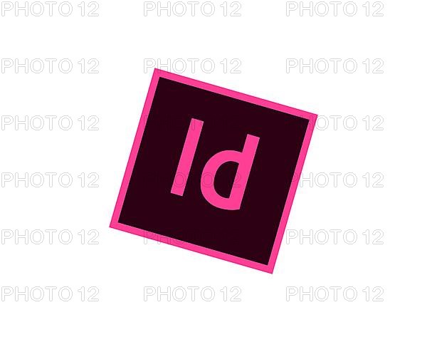 Adobe InDesign, rotated logo