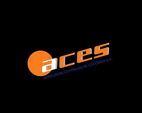 ACES Colombia, rotated logo