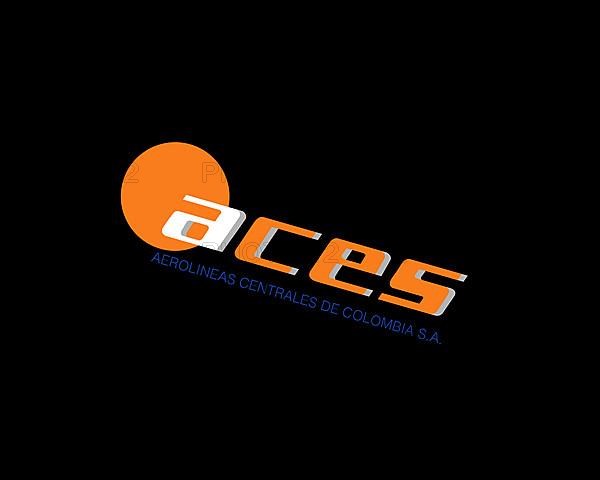 ACES Colombia, rotated logo