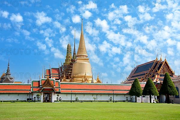 View of the Grand Palace in Bangkok, Thailand