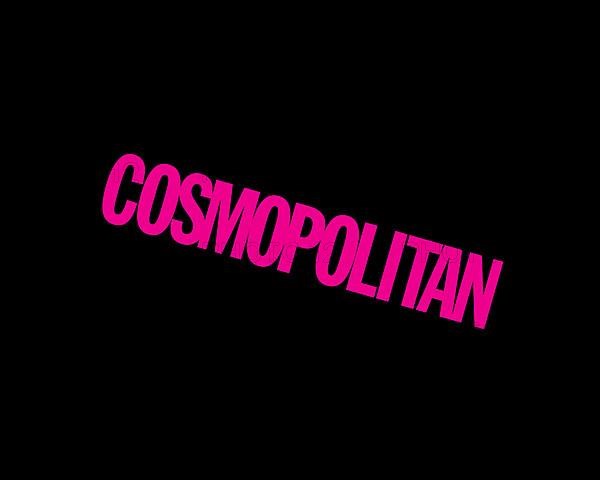 Cosmopolitan magazine, rotated logo