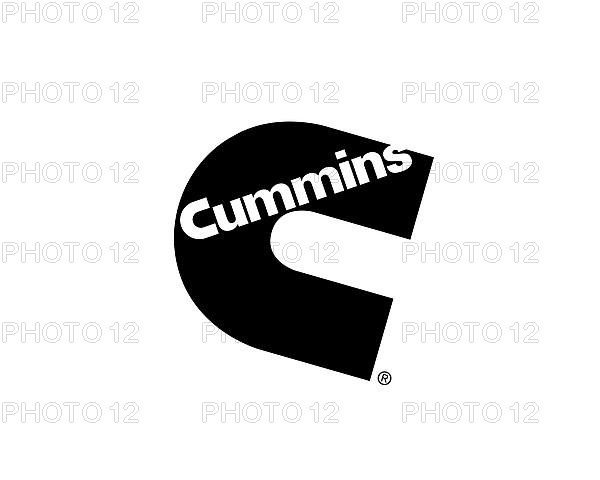 Cummins, rotated logo