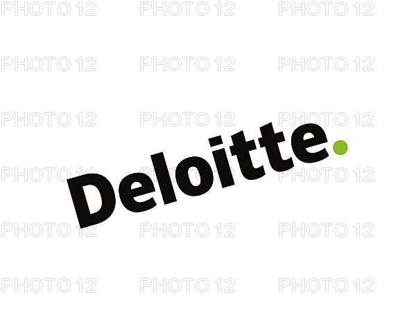 Deloitte, rotated logo