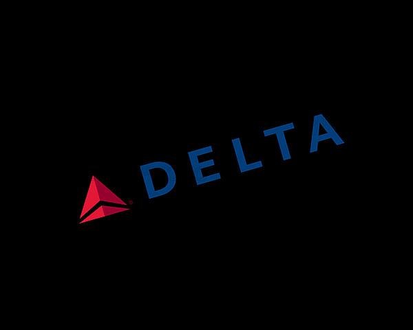 Delta Air Lines, rotated logo