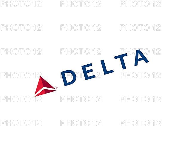 Delta Air Lines, rotated logo