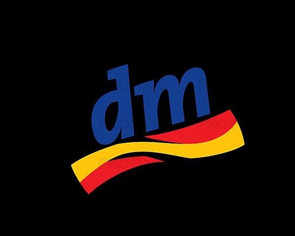 Dm drogerie markt, rotated logo