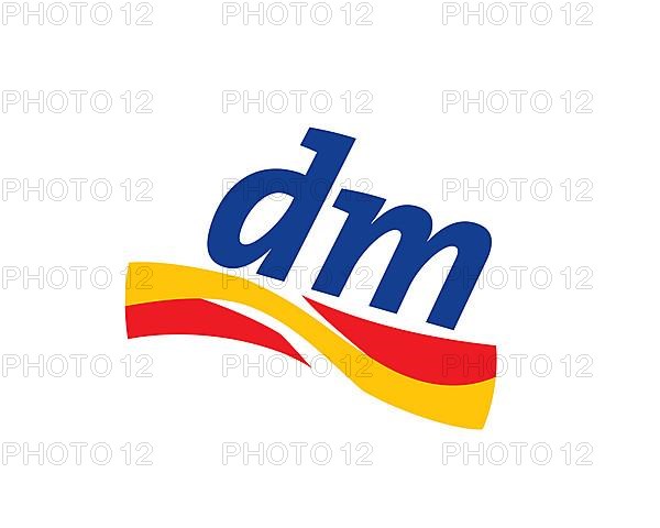 Dm drogerie markt, rotated logo