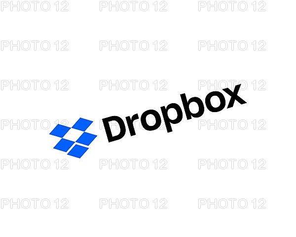 Dropbox service, rotated logo