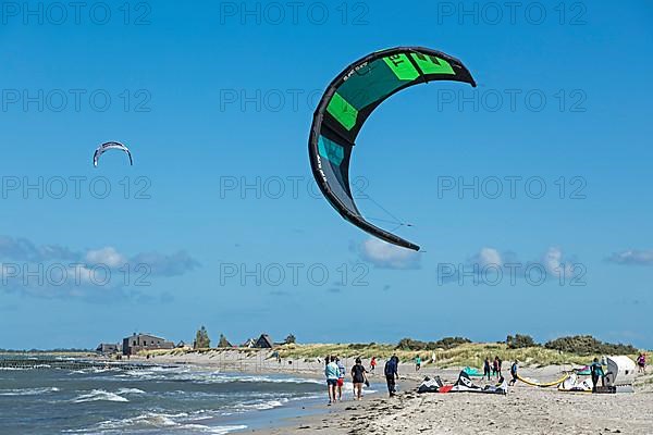 Kitesurfer, Graswarder Peninsula