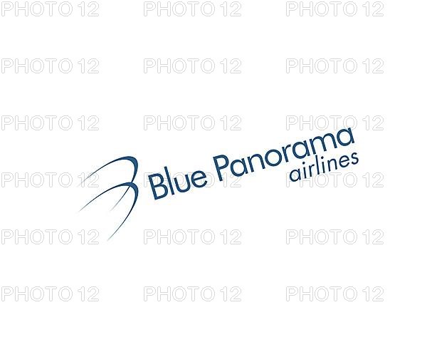 Blue Panorama Airline, rotated logo