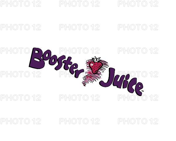 Booster Juice, rotated logo