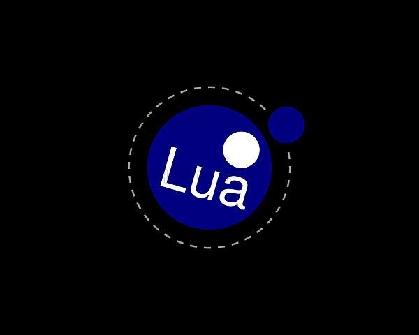 Lua programming language, rotated logo