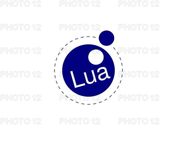 Lua programming language, rotated logo