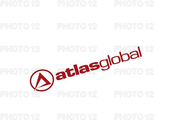 AtlasGlobal, rotated logo