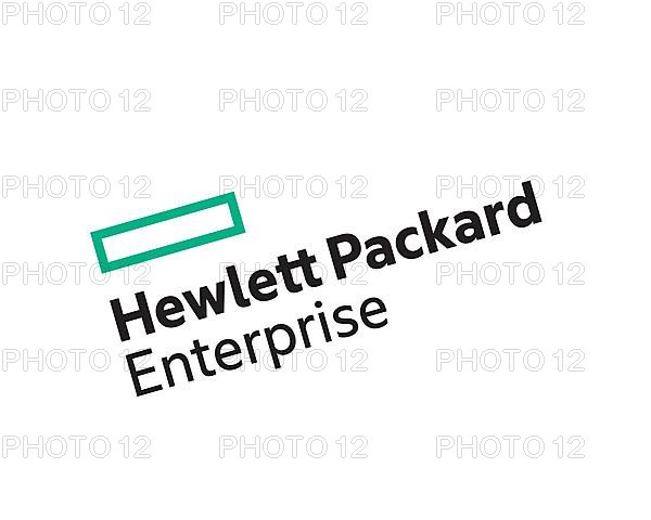 Hewlett Packard Enterprise, rotated logo
