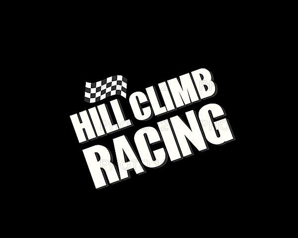 Hill Climb Racing video game, rotated logo
