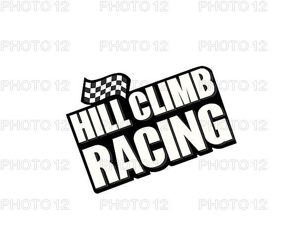 Hill Climb Racing video game, rotated logo