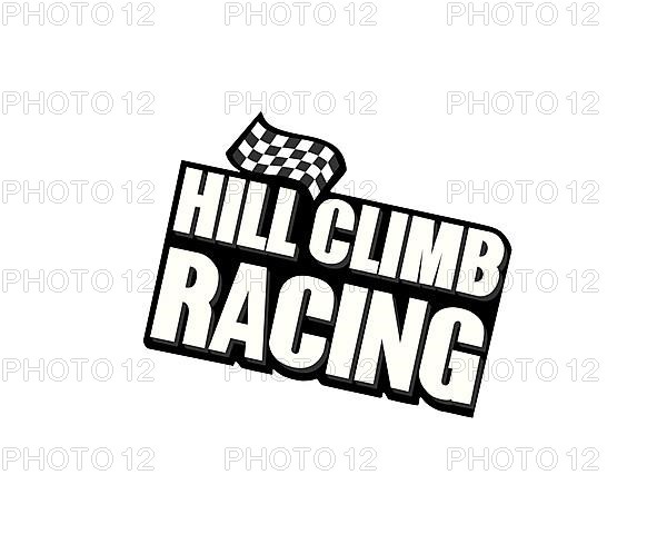 Hill Climb Racing video game, gedrehtes Logo