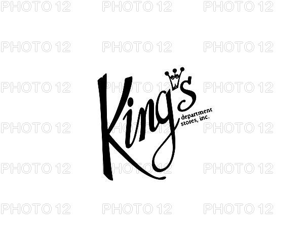 King's defunct discount store, rotated logo
