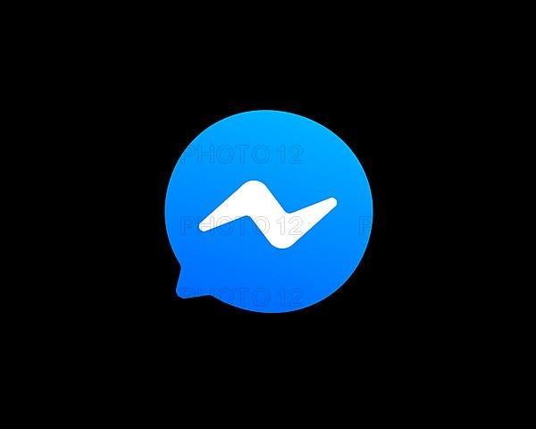 Facebook Messenger, gedrehtes Logo