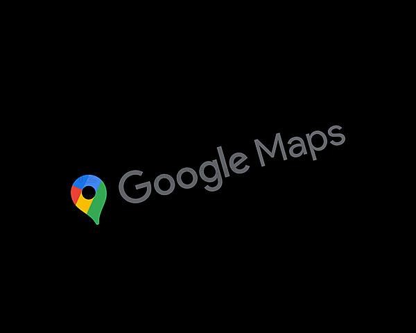 Google Maps, rotated logo