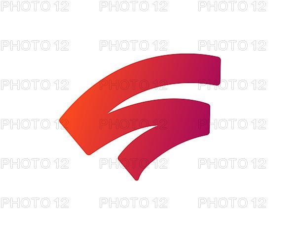 Google Stadia, rotated logo