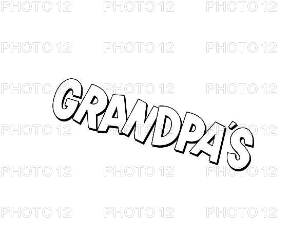 GrandPa's, rotated logo