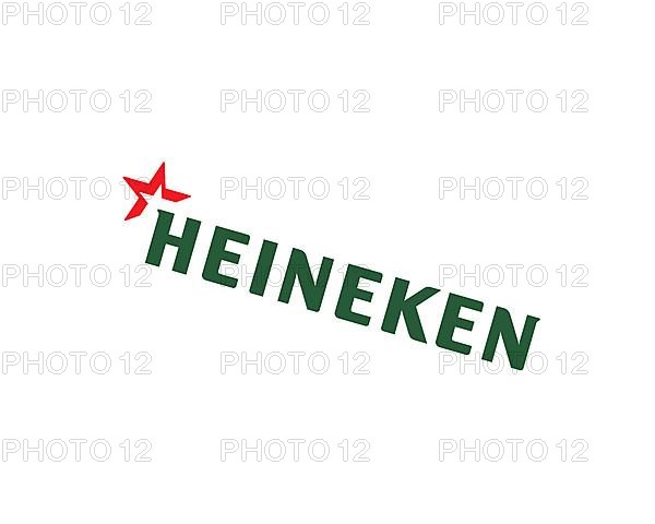 Heineken N. V. rotated logo, white background B