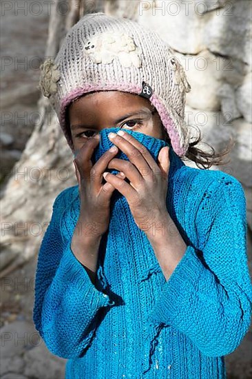 Ladakhi girl, 5 years