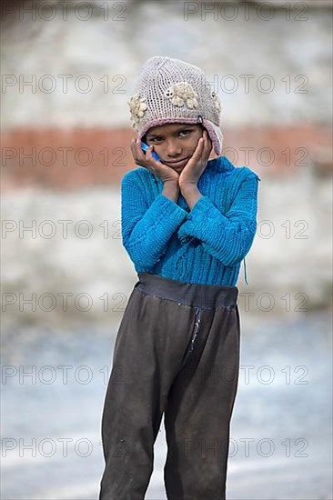 Ladakhi girl, 5 years