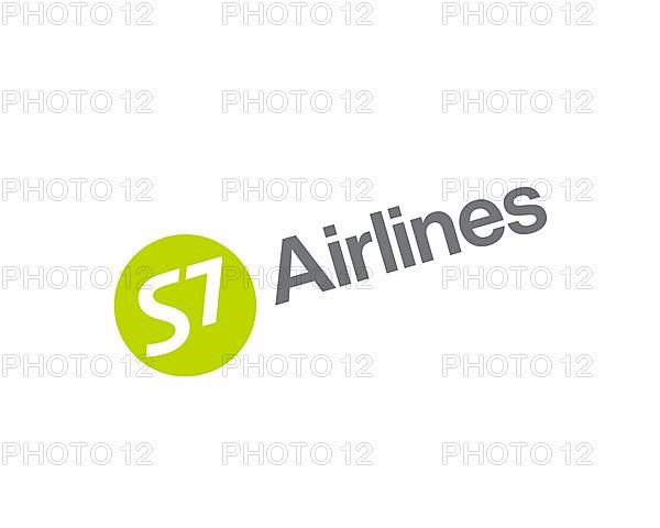 S7 Airline, rotated logo