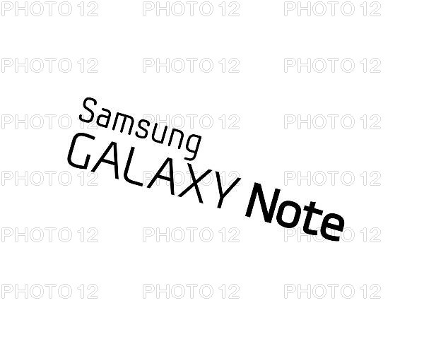 Samsung Galaxy Note original, rotated logo