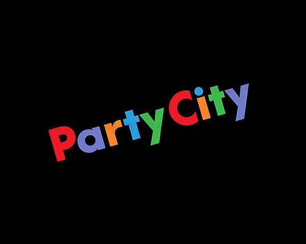 Party City, rotated logo