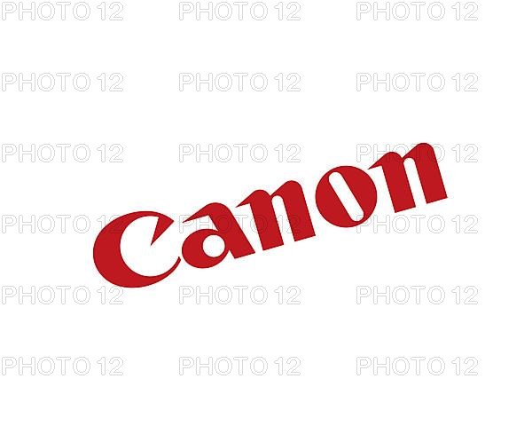 Canon Inc. Rotated Logo, White Background