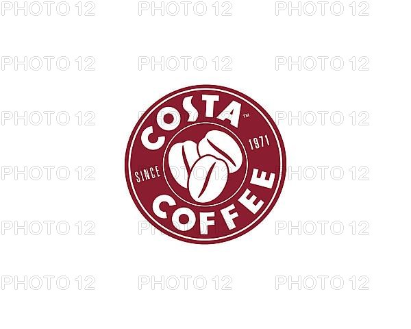 Costa Coffee, rotated logo