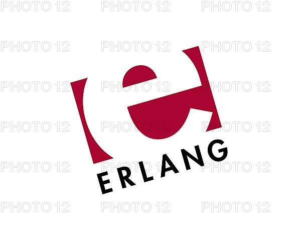 Erlang programming language, rotated logo