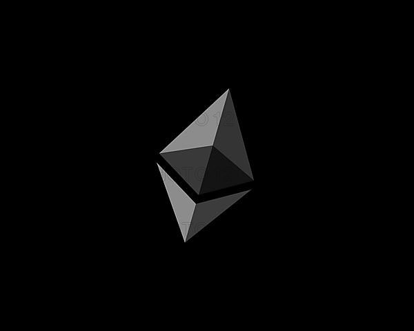 Ethereum, rotated logo