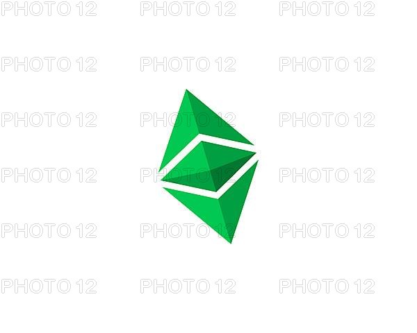 Ethereum Classic, rotated logo