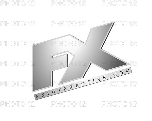 FX Interactive, rotated logo