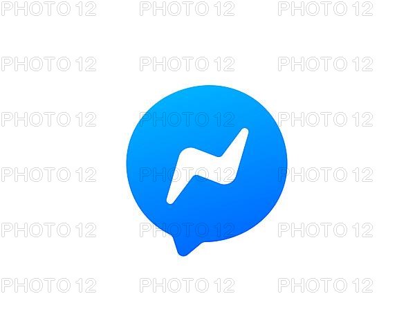 Facebook Messenger, rotated logo