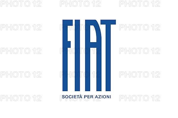 Fiat S. p. A. Logo, White Background