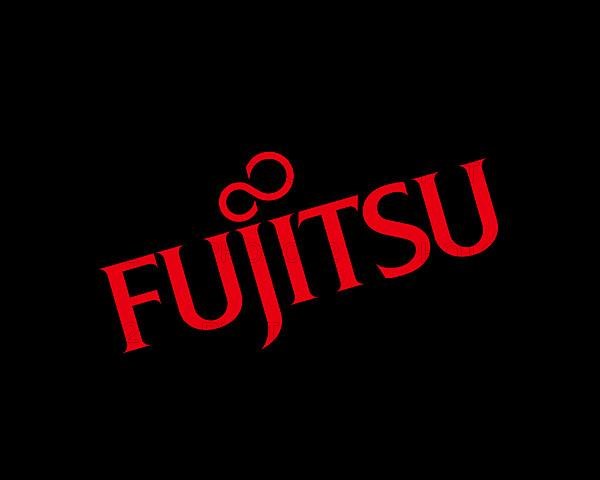Fujitsu, rotated logo