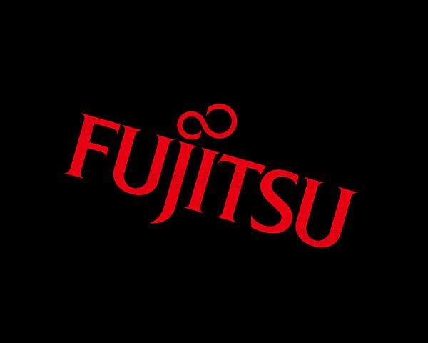 Fujitsu, rotated logo