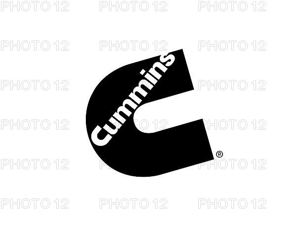 Cummins, rotated logo