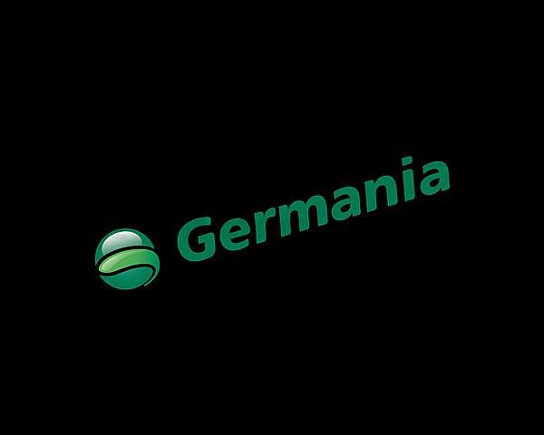 Germania airline, rotated logo