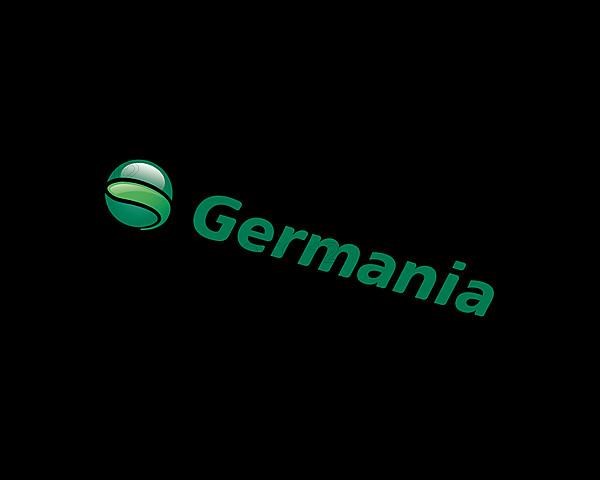 Germania airline, rotated logo