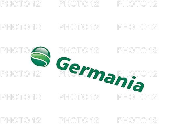 Germania airline, rotated logo