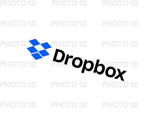 Dropbox service, rotated logo