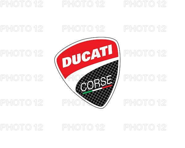 Ducati Corse, rotated logo