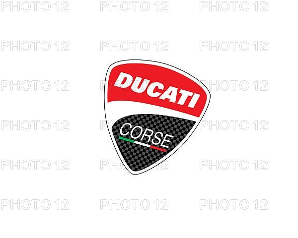 Ducati Corse, rotated logo